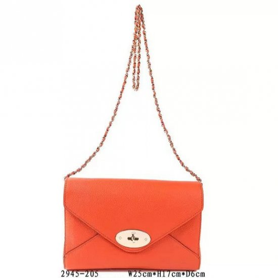 2016 Spring Summer Mulberry Envelope Crossbody/Shoulder Bag in Mandarin Small Grain Leather - Click Image to Close