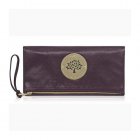 Mulberry Daria Clutch Soft Spongy Leather Chocolate