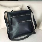 2016 Mens Mulberry Top Zip Messenger Bag in Black Leather