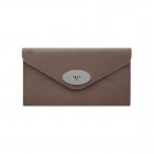 Mulberry Envelope Wallet Taupe Silky Classic Calf