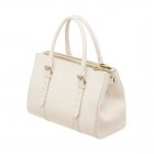 Mulberry Bayswater Double Zip Tote Off White Shiny Goat
