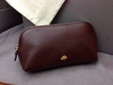 2014 A/W Mulberry Make Up Case Oxblood Small Grain Leather