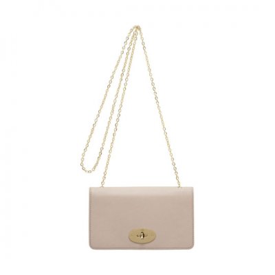 Mulberry Bayswater Clutch Wallet Oatmeal Micrograin Calf