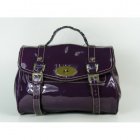 Mulberry Alexa Bag Patent Leather Purple