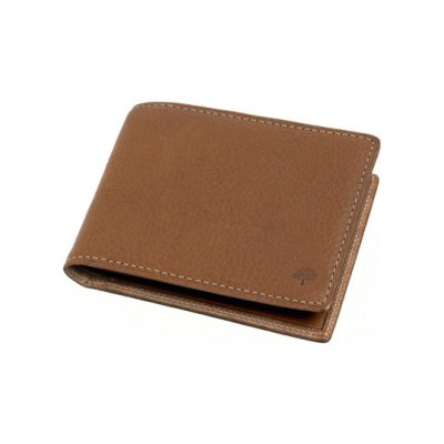 Mulberry 8 Card Wallet Oak Natural Leather