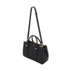 Mulberry Bayswater Double Zip Tote Black Shiny Goat