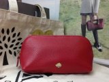2014 A/W Mulberry Make Up Case Poppy Red Small Grain Leather