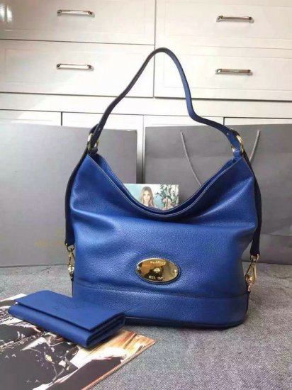 2015 Latest Mulberry Sea Blue Jamie Bucket Bag for sale - Click Image to Close