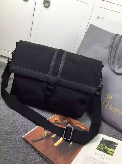 2015 Cheap Mulberry Mens Fleet Messenger Bag Charcoal Coated Canvas - Click Image to Close