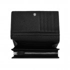 Mulberry French Purse Black Soft Grain With Nickel
