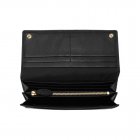 Mulberry Daria Continental Wallet Black Spongy Pebbled
