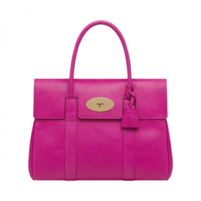 Mulberry Bayswater Mulberry Pink Glossy Goat