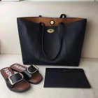2017 Cheap Mulberry Bayswater Shopping Tote Black Small Classic Grain