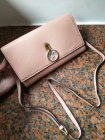 2018 Mulberry Amberley Clutch Bag in Nude Pink Grain Leather