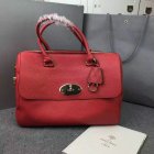 2015 Mulberry Del Rey Bag Red Small Grain Leather