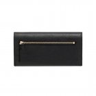Mulberry Continental Wallet Black Natural Leather With Brass