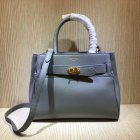 2020 Mulberry Small Belted Bayswater Bag Charcoal Heavy Grain Leather