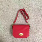 2017 S/S Mulberry Small Darley Satchel in Red Small Classic Grain Leather