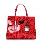 Mulberry Bayswater Patent Coral Red