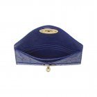 Mulberry Envelope Wallet Cosmic Blue Ostrich