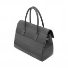 Mulberry Bayswater Pavement Grey Silky Classic Calf And Nubuck Stripe