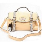 Mulberry Alexa Bag With Snake Strap Beige