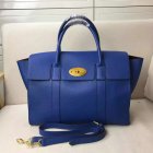 2017 S/S Mulberry Bayswater with Strap Blue Grain Leather