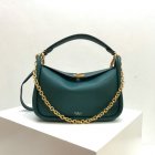 2019 Mulberry Small Leighton Bag in Deep Sea Classic Grain Leather