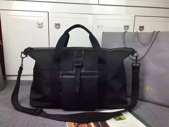 2015 Cheap Mulberry Mens Fleet Holdall Charcoal Coated Canvas - Click Image to Close