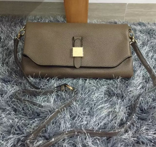 2015 New Mulberry Tessie Shoulder Bag in Taupe Soft Grain Leather - Click Image to Close