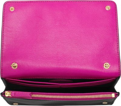 Mulberry Bow Silky Calf Leather Clutch Wallet - Click Image to Close