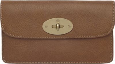Mulberry Long Locked Natural Leather Purse - Click Image to Close