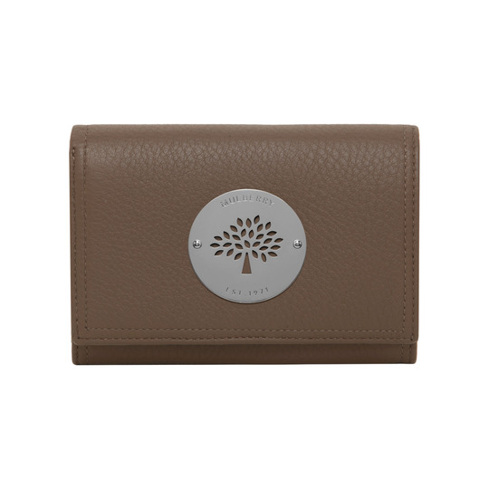 Mulberry Daria French Purse Taupe Spongy Pebbled - Click Image to Close