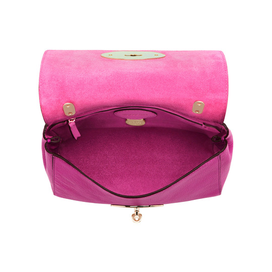 Mulberry Lily Mulberry Pink Glossy Goat - Click Image to Close