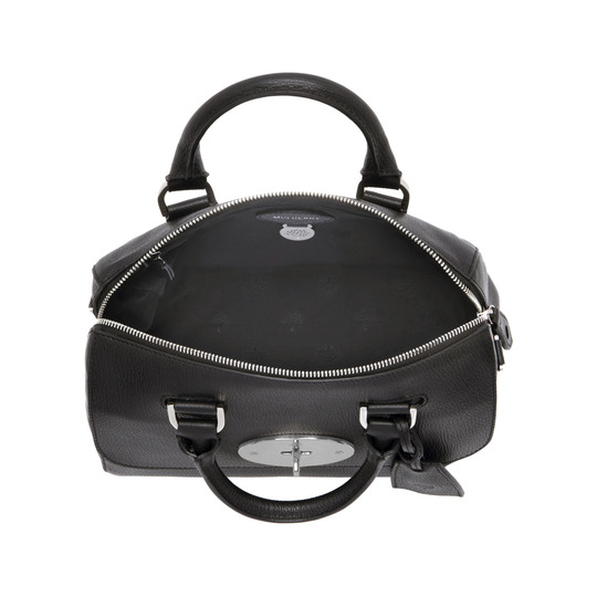 Mulberry Small Del Rey Black Glossy Goat With Nickel - Click Image to Close