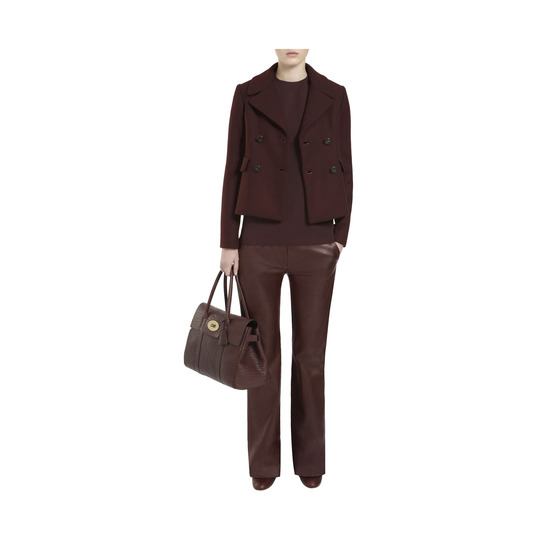 Mulberry Bayswater Oxblood Shrunken Calf - Click Image to Close