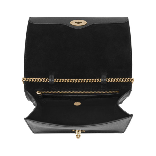 Mulberry Christy Clutch Black Glossy Goat - Click Image to Close