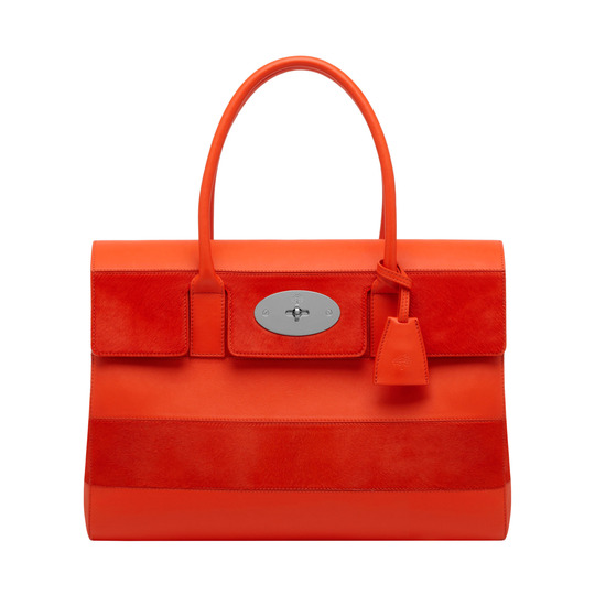 Mulberry Bayswater Fiery Red Silky Classic Calf And Haircalf Stripe - Click Image to Close
