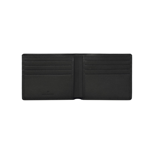 Mulberry 8 Card Wallet Black Classic Printed Calf - Click Image to Close