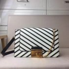 2017 Cheap Mulberry Pembroke Satchel in Black & White Smooth Calf & Shiny Lamb