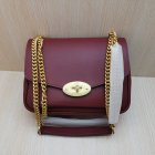 2021 Mulberry Small Darley Shoulder Bag Oxblood Smooth Leather