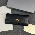2016 Latest Mulberry Continental Wallet Black Deep Embossed Croc Print