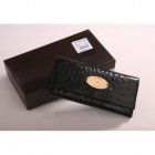 Mulberry Continental Ostrich Leather Wallet 8541-342 Black