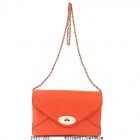 2016 Spring Summer Mulberry Envelope Crossbody/Shoulder Bag in Mandarin Small Grain Leather