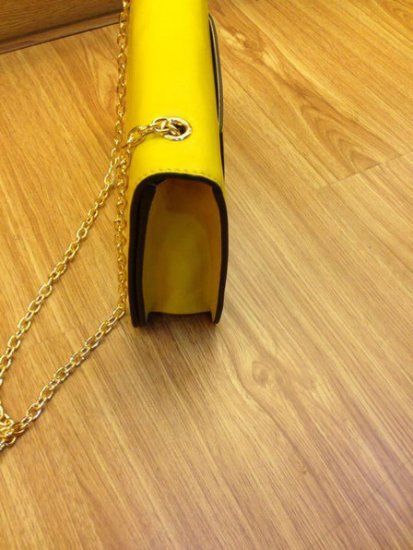 Mulberry Bayswater Clutch Wallet in Yellow Leather - Click Image to Close