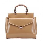 Mulberry Polly Push Lock Tote Bag Apricot