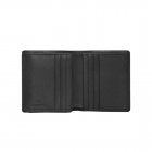 Mulberry Mini Tri Fold Wallet Black Classic Printed Calf