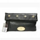 Mulberry Mitzy Clutch Soft Spongy Leather Black