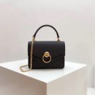 2018 Mulberry Small Harlow Satchel Black Classic Grain Leather
