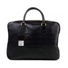 Mulberry Tony Briefcase Printed Leather Black